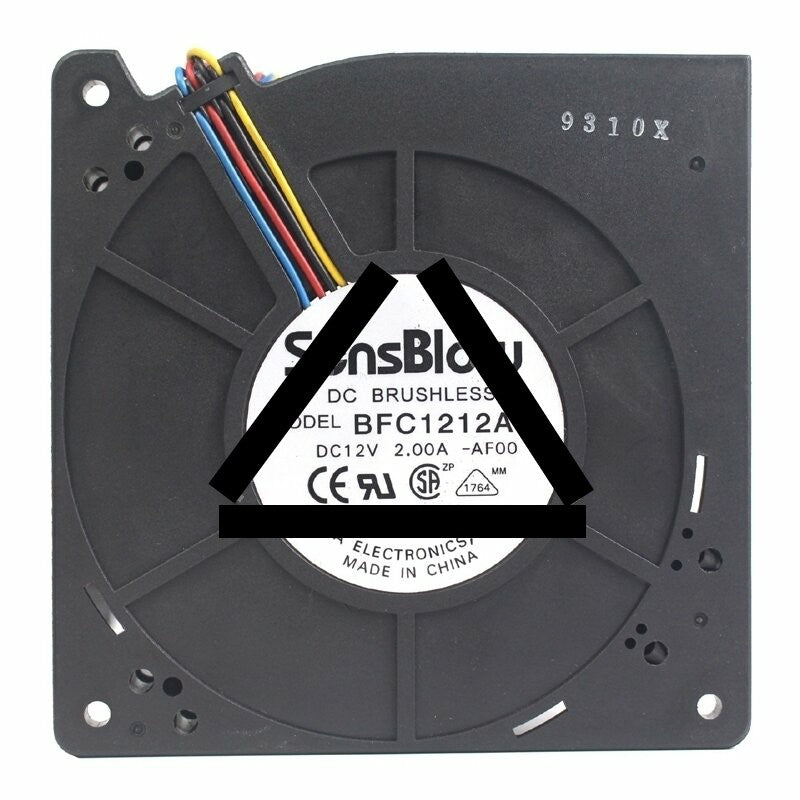 Delta SensBlow BFC1212A DC 12V 2.0A 2 Wires / 3 Wires / 4 Wires Blower Cooling Fan