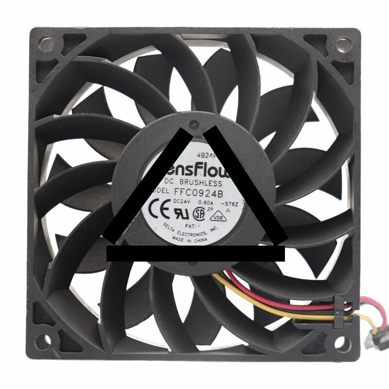 Delta Sensflow FFC0924B DC 24V 0.60A 9025 Axial Brushless Cooling Fan