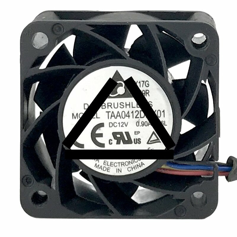 Delta TAA0412DDX01 DC 12V 0.90A 4020 Axial Cooling Fan