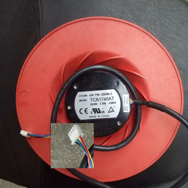 Delta TCA1748AT 175mm Diameter 175&amp;#215;69 Mm DC 48V 2.10A 4000RPM 428CFM PWM/TACH IP56 Waterproof Centrifugal Cooling Fan