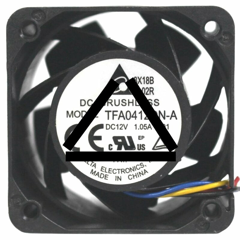 Delta TFA0412DN-A 12V 1.05A 4 Wires DC Brushless Axial Cooling Fan
