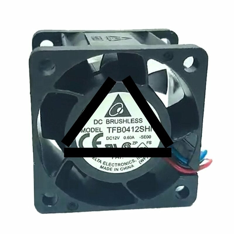 Delta TFB0412SHN DC 12V 0.60A 3 Wires Axial Cooling Fan
