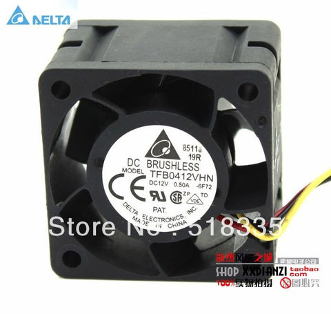 Delta TFB0412VHN 12V 0.5A wind capacity dual ball bearing fan