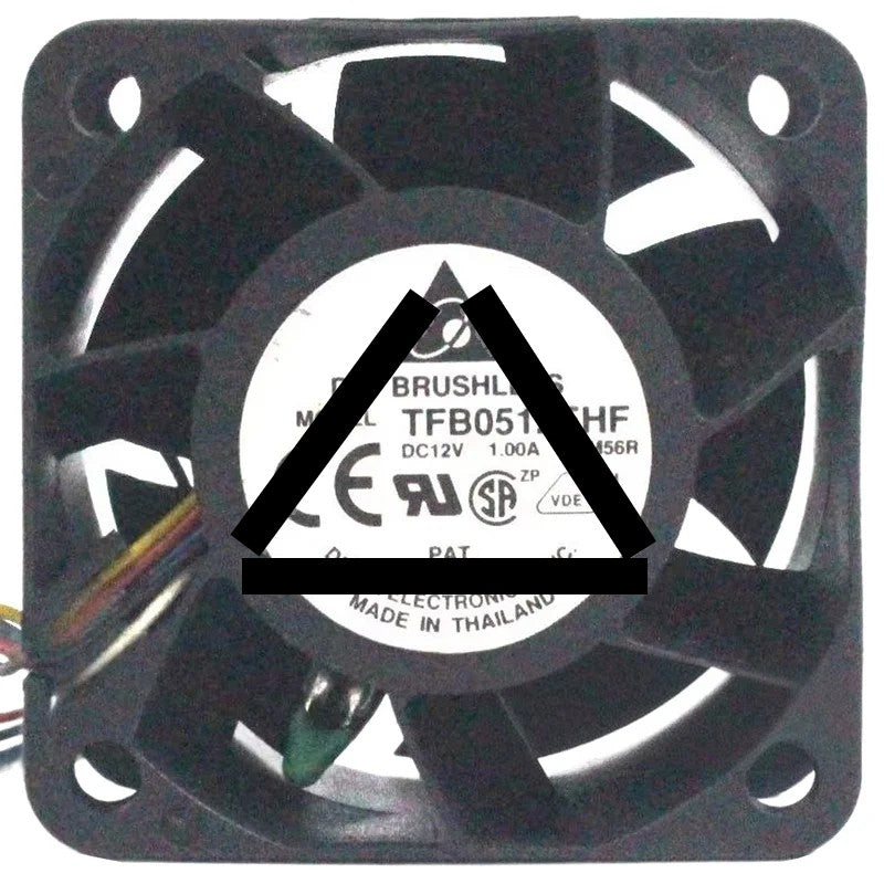Delta TFB0512EHF 12V 1.00A 6 Wires Axial Cooling Fan