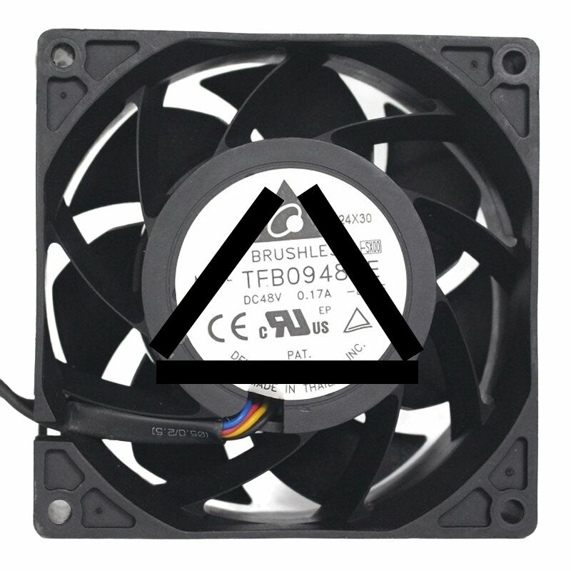 Delta TFB0948CE DC 48V 0.17A 9038 Axial Brushless Cooling Fan
