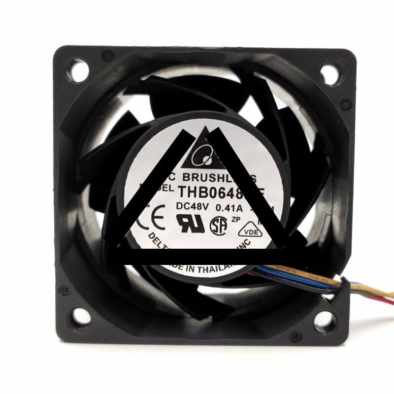 Delta THB0648BE DC 48V 0.41A 2 Wires / 3 Wires / 4 Wires Axial Cooling Fan