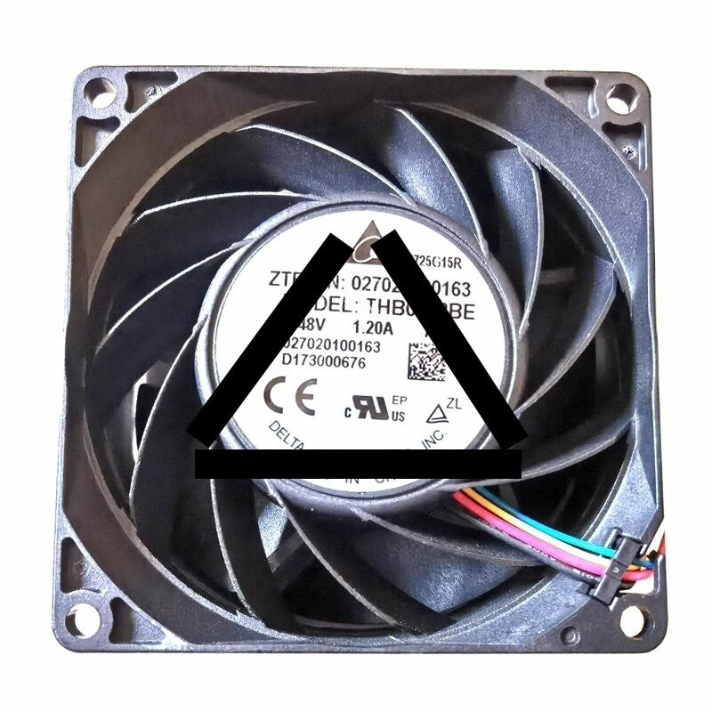 Delta THB0848BE DC 48V 1.20A 4 Wires Axial Cooling Fan