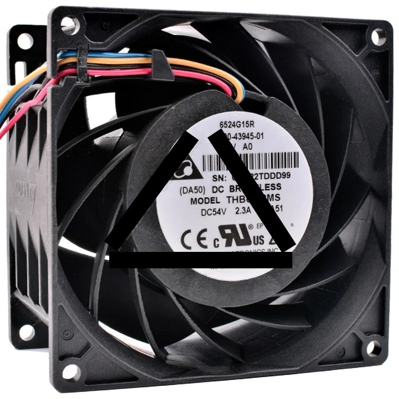 Delta THB0948MS 54V 2.3A 4 Wires DC Brushless Axial Cooling Fan