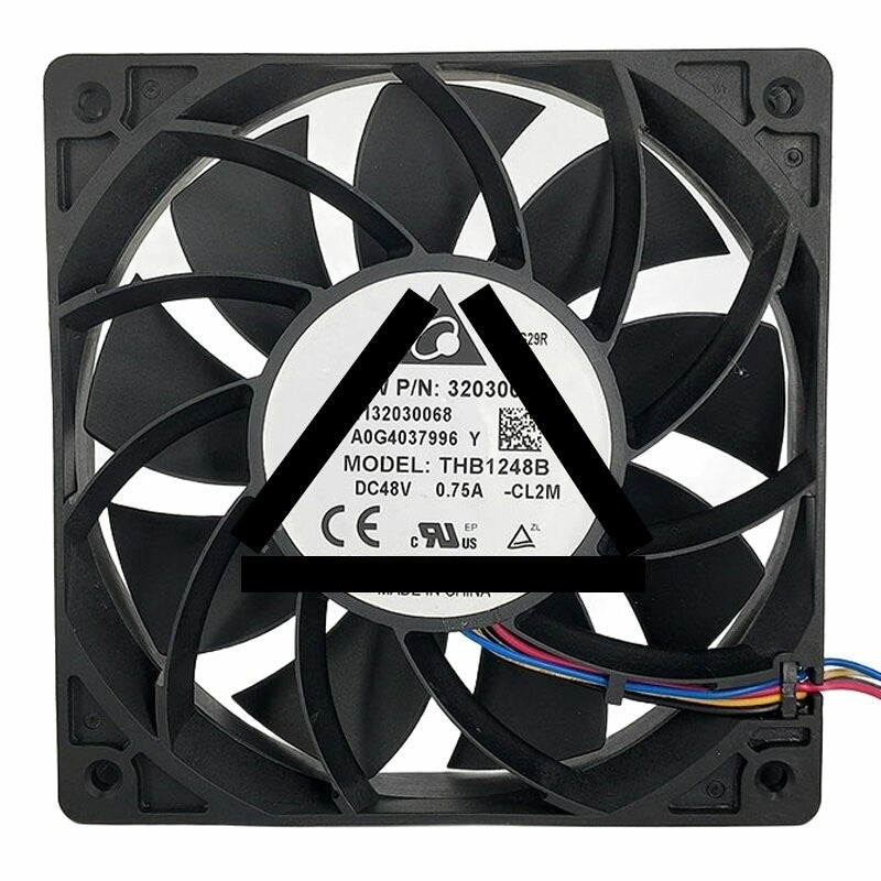 Delta THB1248B DC 48V 0.75A 12025 Axial Cooling Fan
