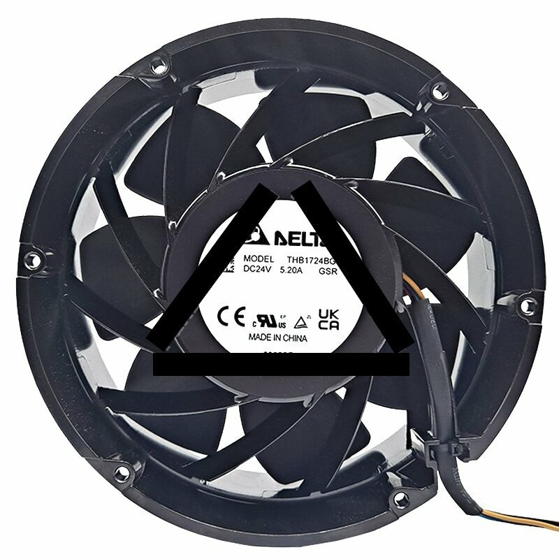 Delta THB1724BG DC 24V 5.20A 4 Wires DC Brushless Axial Cooling Fan
