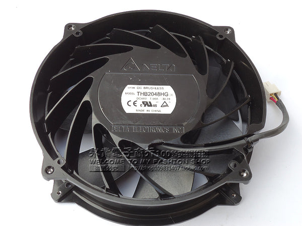 Delta THB2048HG -BL28 DC 48V 7.00A 4-wire Server Round Fan