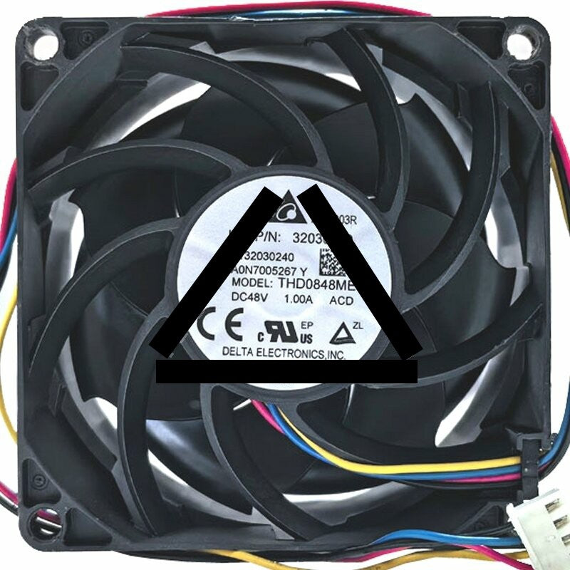 Delta THD0848ME-00 48V 1.00A 4 Wires Axial Cooling Fan
