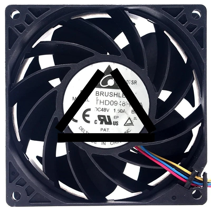 Delta THD0948HE-A 48V 1.50A 2 / 3 / 4 Wires Cooling Fan
