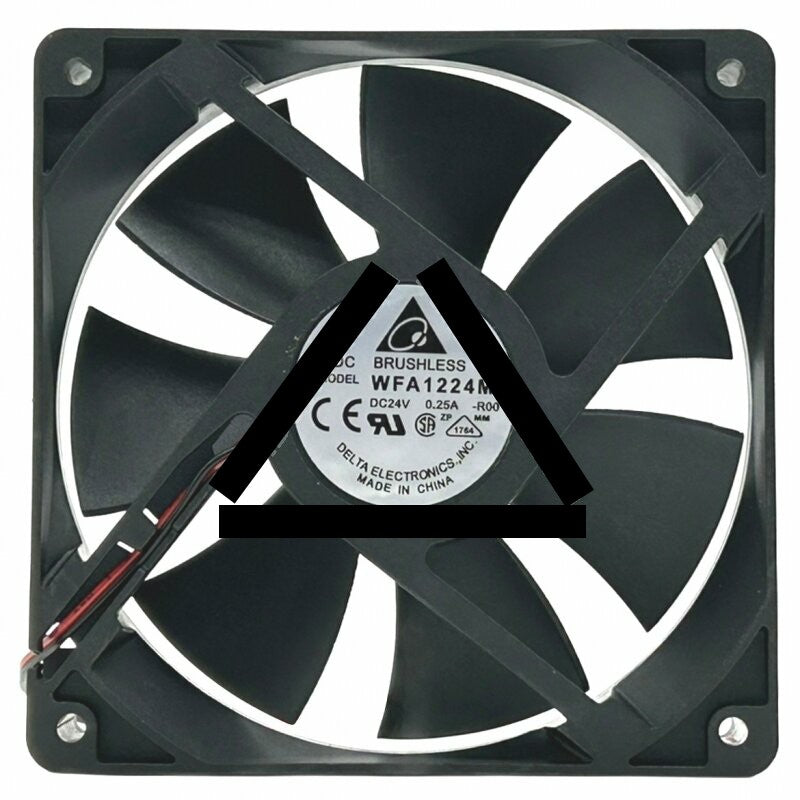 Delta WFA1224M DC 24V 0.25A 2 Wires DC Brushless Axial Cooling Fan