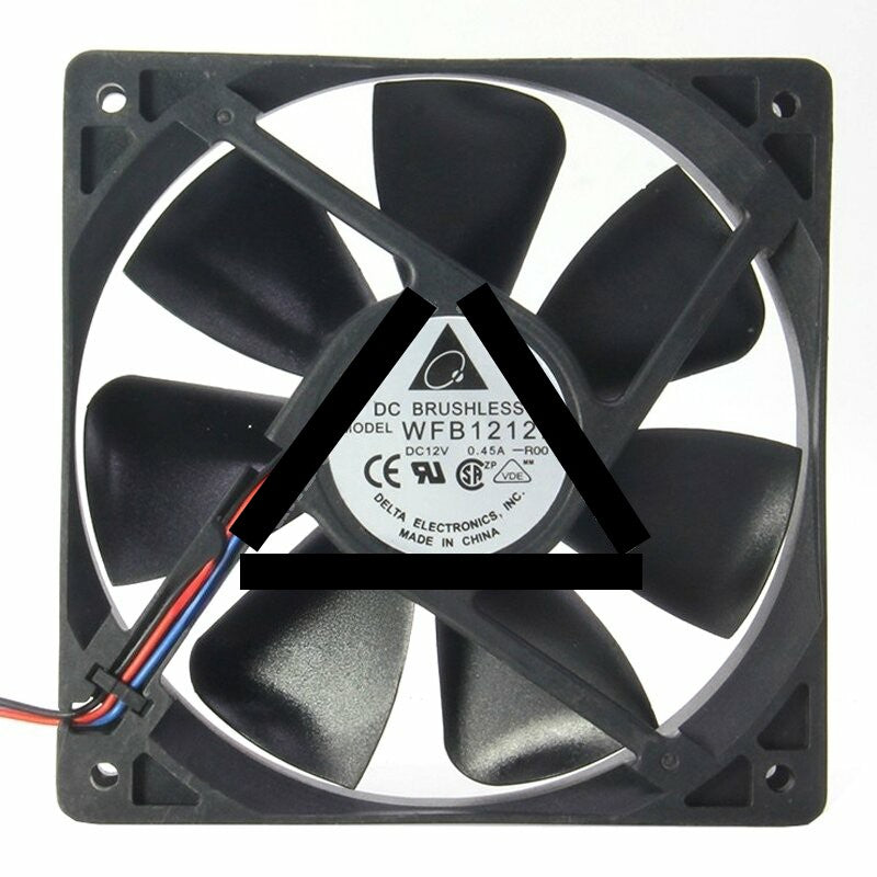 Delta WFB1212H DC 12V 0.45A 2 Wires / 3 Wires Axial Cooling Fan