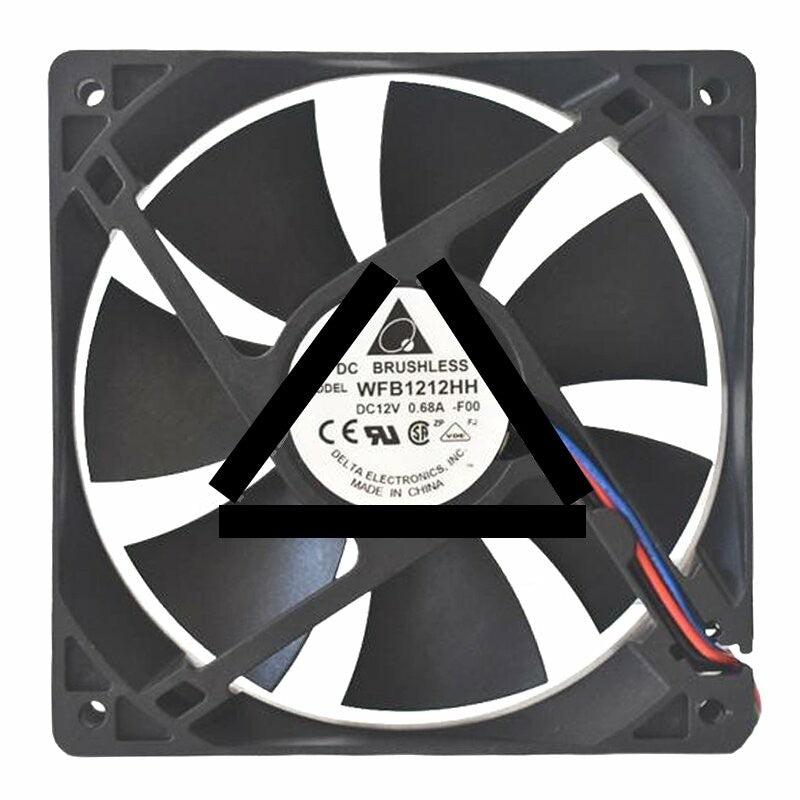 Delta WFB1212HH DC 12V 0.68A 12025 Brushless Axial Cooling Fan