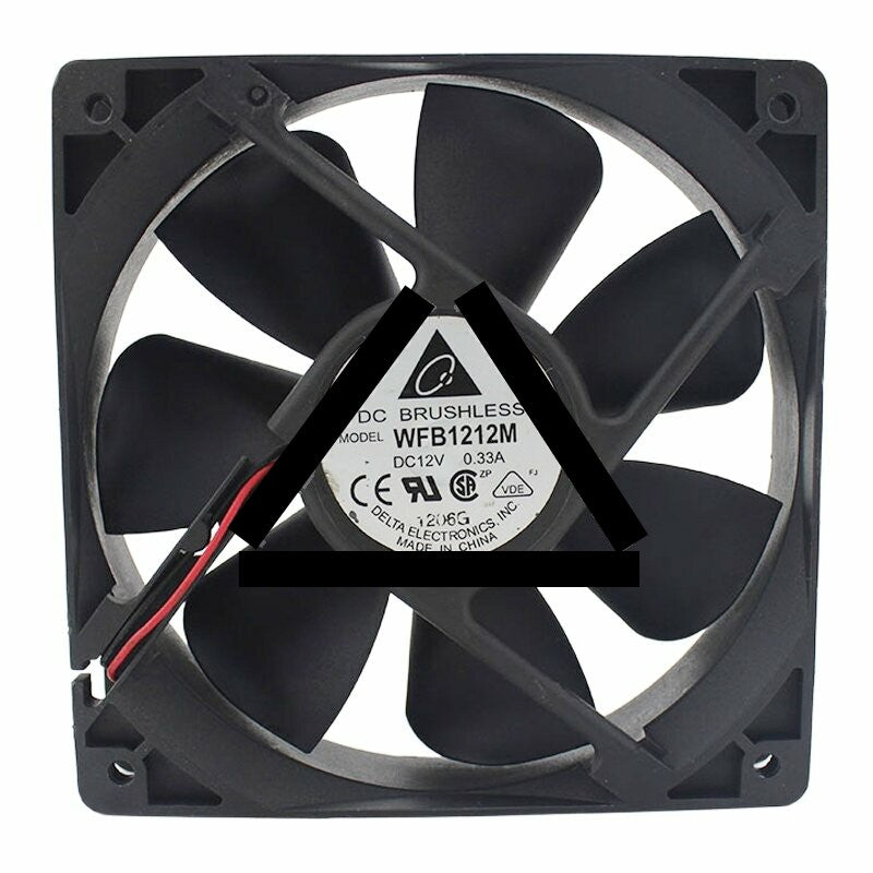 Delta WFB1212M DC 12V 0.33A 12025 Axial Brushless Cooling Fan
