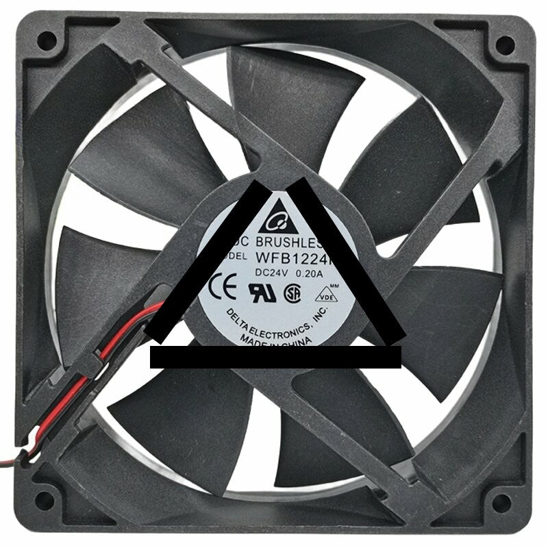 Delta WFB1224M 24V 0.20A 2 / 3 Wires Axial Cooling Fan