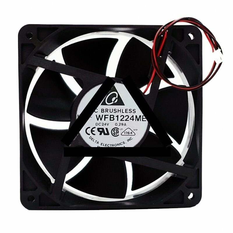 Delta WFB1224ME DC 24V 0.29A 2 Wires Axial Cooling Fan