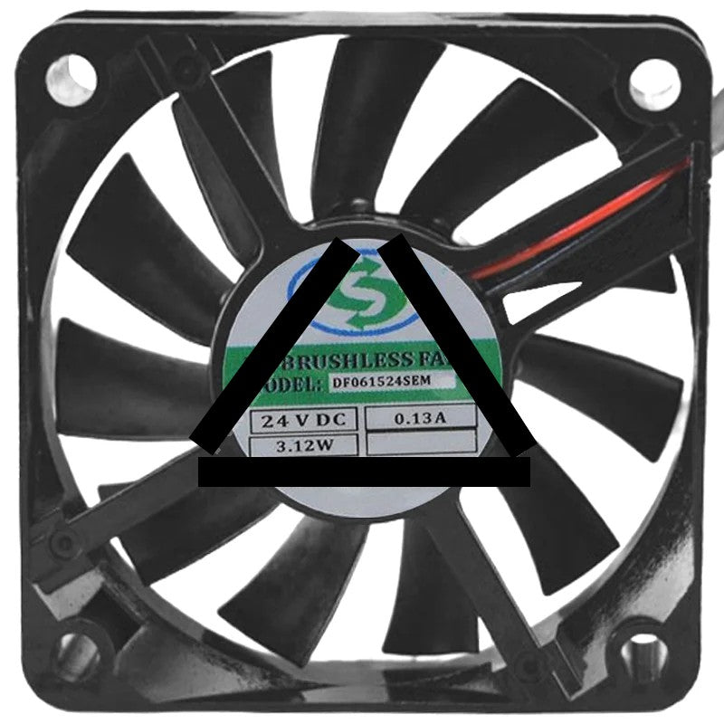 DF DF061524SEM 24V 0.13A 3.12W 2 / 3 Wires Cooling Fan
