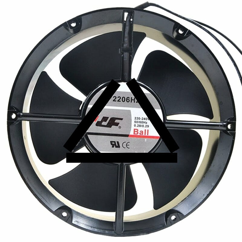 DF DF2206H2B AC 220-240V 0.28/0.29A Ball Bearing Axial Cooling Fan