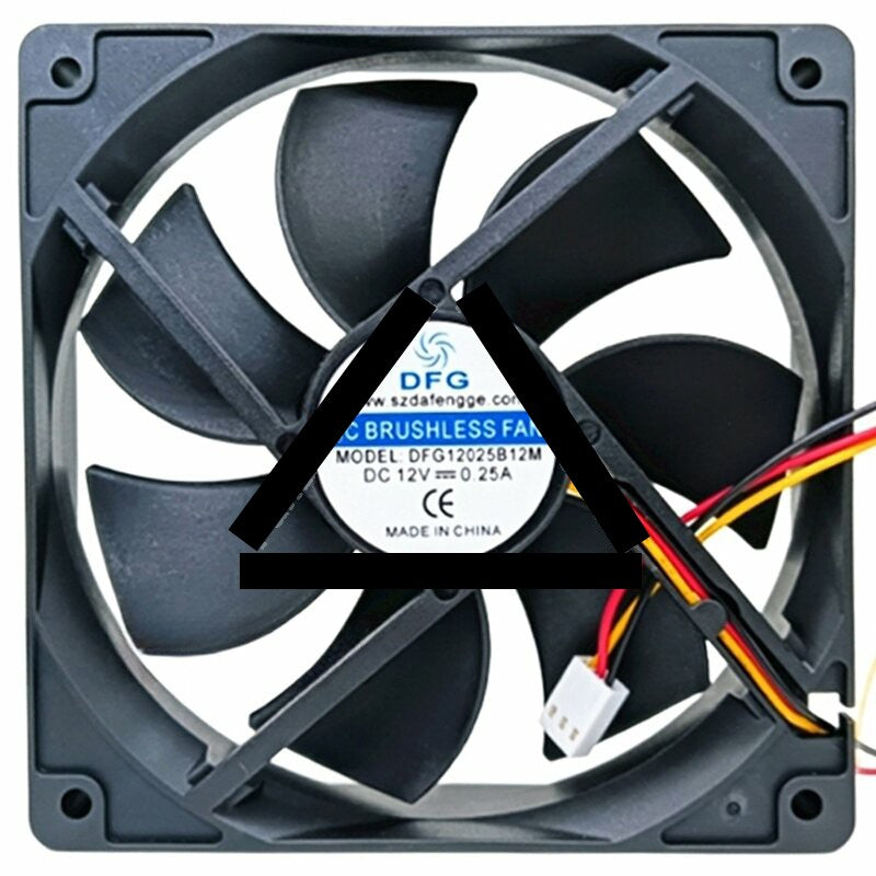 DFG DFG12025B12M 12V 0.25A 2 / 3 Wires DC Brushless Axial Cooling Fan