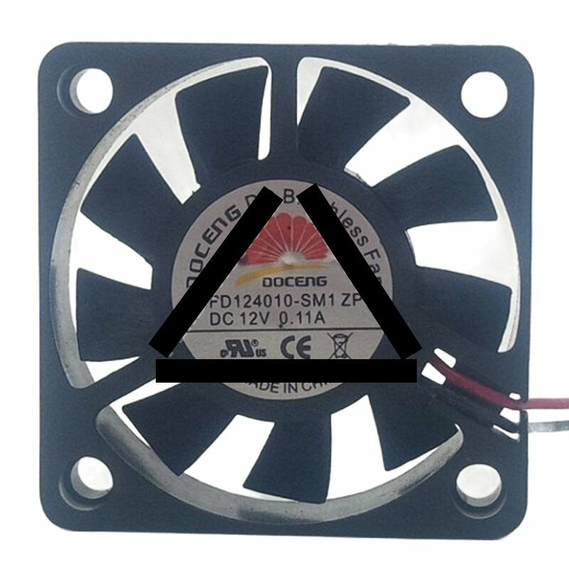 DOCENG FD124010-SM1 DC 12V 0.11A 4010 Brushless Axial Cooling Fan
