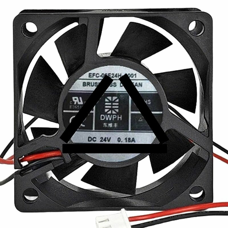 DWPH EFC-06E24H-A001 DC 24V 0.18A 6025 Axial Cooling Fan