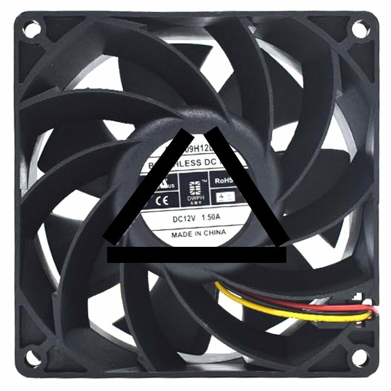 DWPH EFC-09H12D DC 12V 1.50A 3 Wires Brushless Axial Cooling Fan
