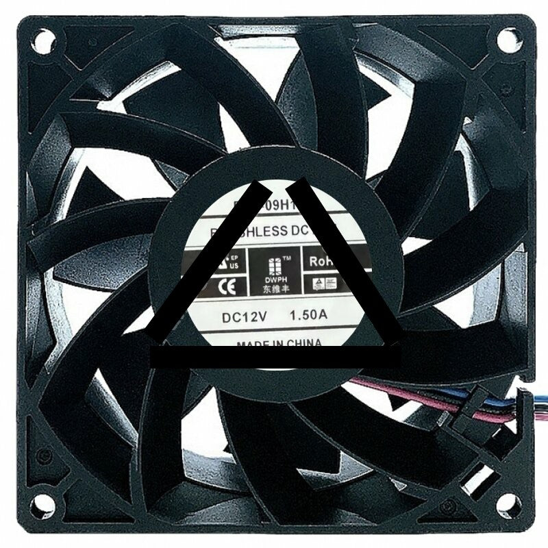 DWPH EFC-09H12H DC 12V 1.50A 3 Wires Brushless Axial Cooling Fan