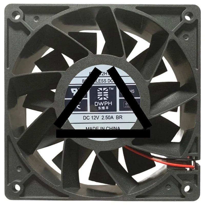DWPH EFC-12H12D 12V 2.50A 2 / 3 Wires Axial Cooling Fan