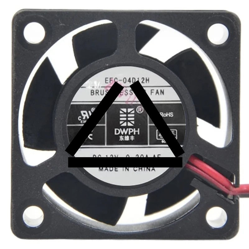DWPH EFS-04D12H 12V 0.20A DC Brushless 2 / 3 Wires Axial Cooling Fan