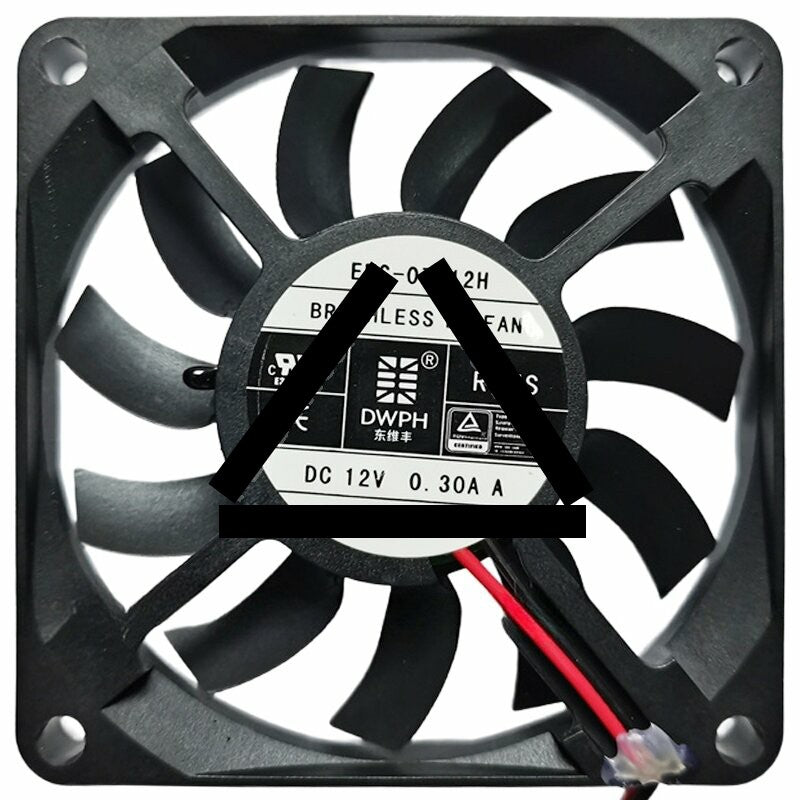 DWPH EFS-07A12H 12V 0.30A DC Brushless Axial Cooling Fan