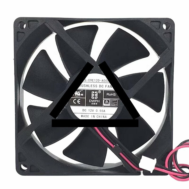 DWPH EFS-09E12D-A006 DC 12V 0.55A 9225 Axial Brushless Cooling Fan