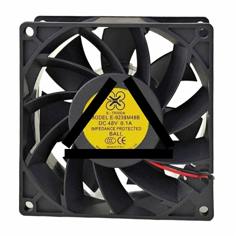 E-TRISDA E-9238M48B DC 48V 0.1A 9038 Axial Cooling Fan