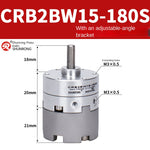 Blade Type Swing Rotary Cylinder CRB1BW50-90S Degree CRB2BW15/20/30/90S/180S/270S