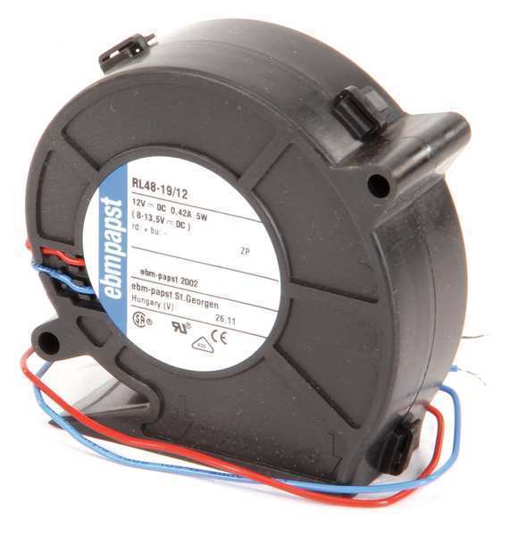 Ebm-Papst 3&amp;#8243; Square Flatpack Axial Fan 12VDC RL48-19/12