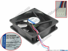 ebm-papst 3412N/2GHHP Server Square Cooling Fan DC 12V 3.8W 92x92x25mm 4-wire