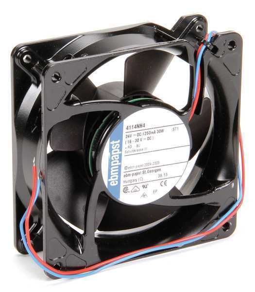 Ebm-Papst 4-2/3&amp;#8243; Square Axial Fan 24VDC 4114NH4