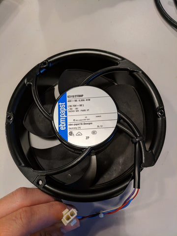 ebm-papst 6318/2TDHHP DC 48V 67W 7000RPM Ball Bearing Fan