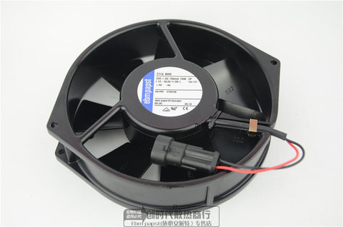 ebm-papst 7114NHR 7114 NHR ACS400/ACS800 ABB inverter Fan DC 24V 19W 150X150X38mm 2-wire