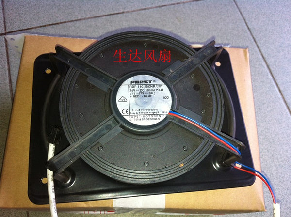 ebm-papst TYP RDE 110-25/24R/C01 DC 24V 2.4W 2-wire Server Round cooling Fan