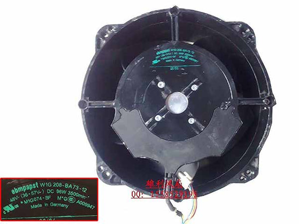 ebm-papst W1G 8-BA73-12 DC 48V 96W 250x250x80mm Server Round fan
