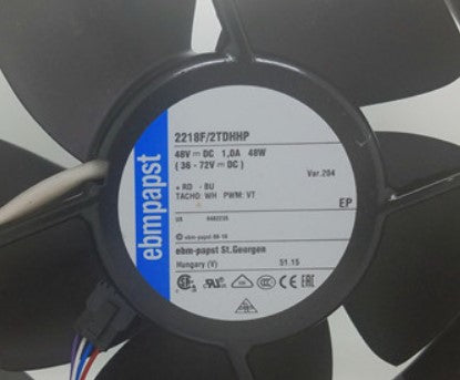 Ebmpapst 2218F/2TDHHP 48V DC 1.0A 48W cooling fan