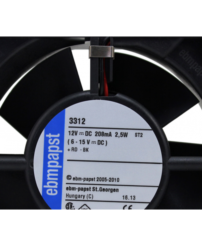 Original Ebmpapst 3312 2.4w 9232 dc12v dc fan
