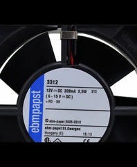 Original Ebmpapst 3312 2.4w 9232 dc12v dc fan