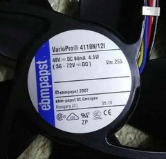 ebmpapst 4118N/12I 48V DC 94mA 4.5W cooling fan