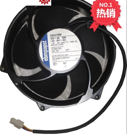 Original ebmpapst 6324/19HP DC24V30W PWM ABB fan