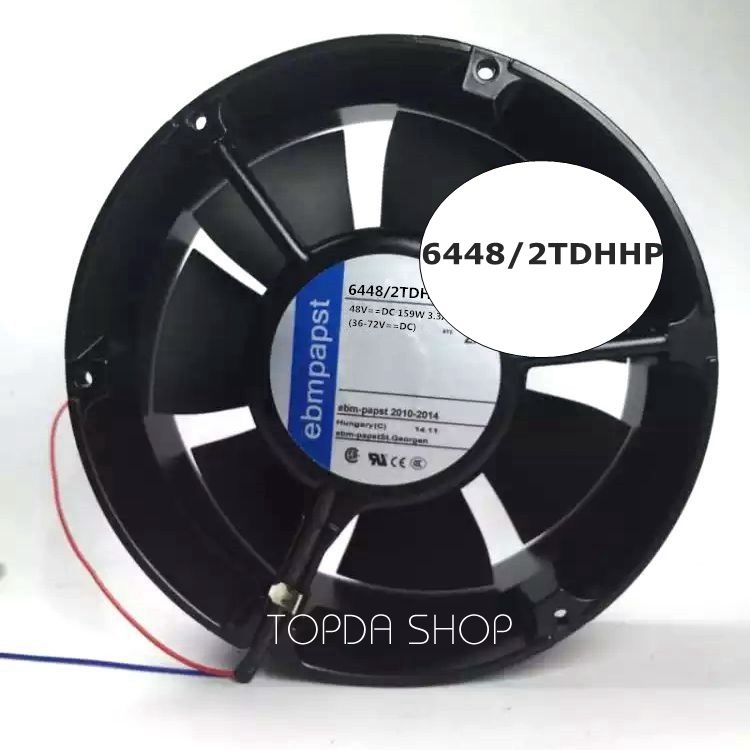 New ebmpapst 6448/2TDHHP Equipment fan DC48V 159W 3.3A 172x51mm