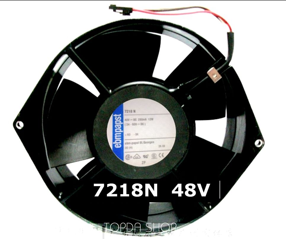 New ebmpapst 7218N Inverter cooling fan DC48V 12W 250MA 172*150*55MM 2wire